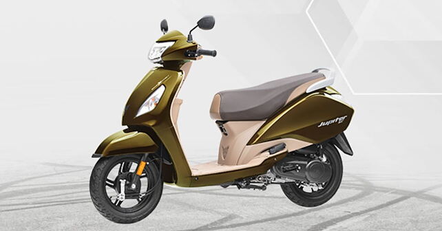 TVS Jupiter ZX Drum launched with Bluetooth connectivity BikeWale