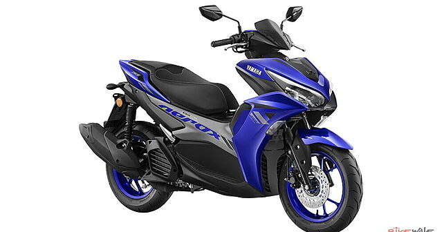 Yamaha Aerox 155 available in five colour options in India - BikeWale