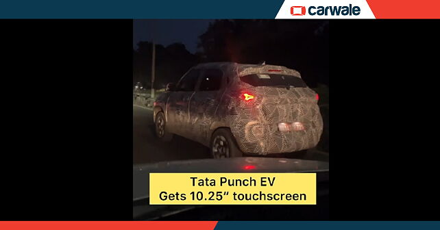 Tata Punch EV spotted; to get a 10.25-inch touchscreen system?