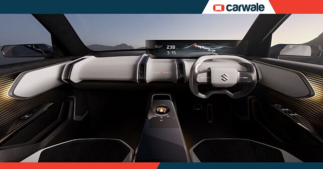 Maruti Suzuki eVX interior officially revealed at 2023 Japan Mobility Show  - CarWale