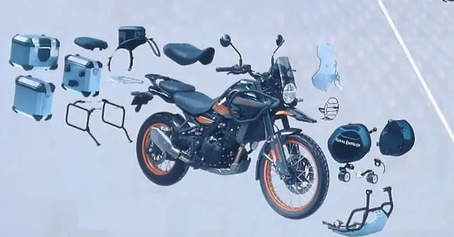 Genuine Royal Enfield Himalayan 450 Adventure Touring Screen Kit – 2024, Clear Polycarbonate