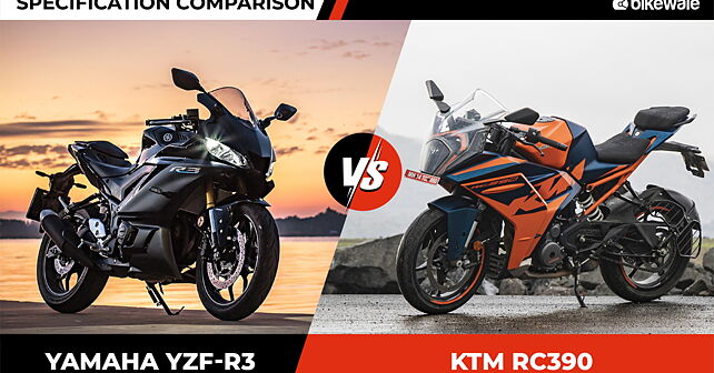 Yamaha YZF-R3 vs KTM RC 390: Specification Comparison - BikeWale