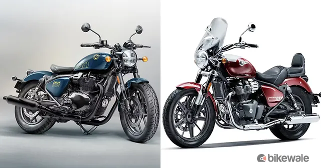 Royal Enfield Shotgun 650 vs Super Meteor 650: Key differences - BikeWale