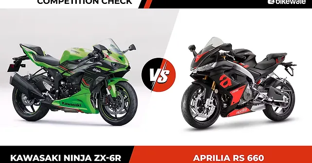 Kawasaki Ninja ZX-6R vs Aprilia RS660: Competition check - BikeWale