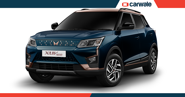 Mahindra XUV400 Infinity Blue Colour - CarWale