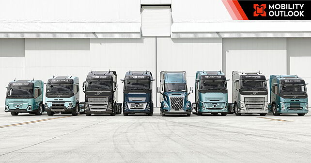 Volvo electric deals truck range