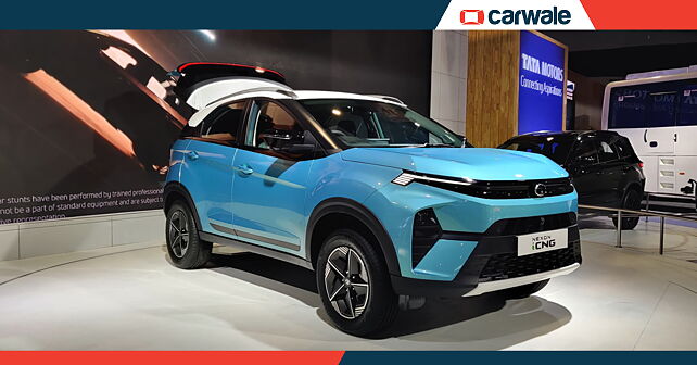 Tata Nexon iCNG concept debuts at Bharat Mobility Expo 2024 - CarWale