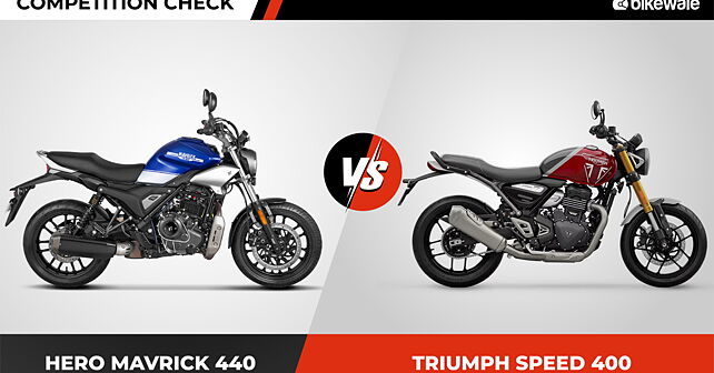 Hero Mavrick 440 vs Triumph Speed 400 – Competition Check - BikeWale