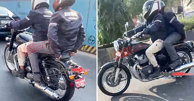 Royal Enfield Classic 650 test mule spotted! - BikeWale