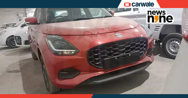 New Maruti Swift red colour in VXi variant spotted ahead of launch