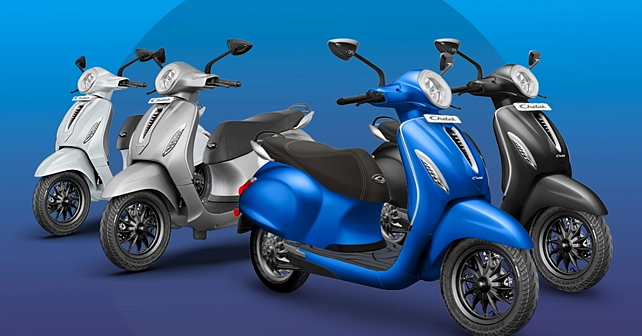 Bajaj Chetak Blue 3202 Launched In India - BikeWale