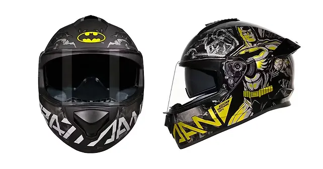 batman bike helmet india Axor Street Dc ISI ECE and DOT Certified Full Face Anthracite Black, Size:M(57-58 cm) Car & Motorbike STUDDS Drifter Batman Edition Launched: