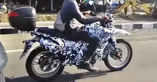 Bajaj Adventure Bike Spied Testing Again