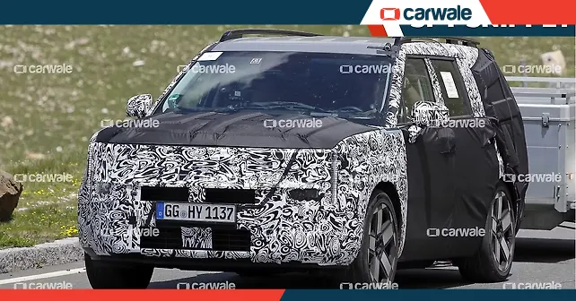 2028 Hyundai Santa Fe Facelift spotted testing with Major Design changes