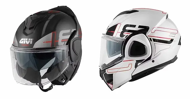 GIVI X36 has a Clever Flip-Back Design