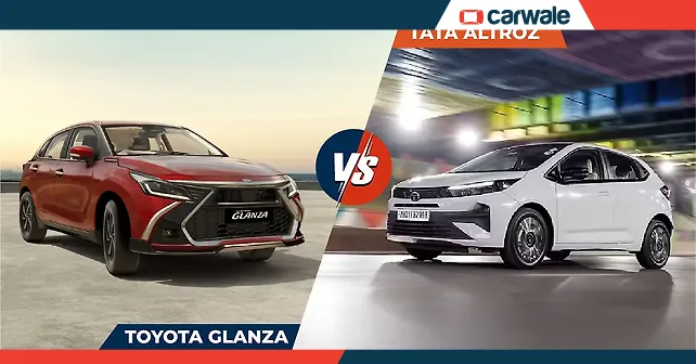 Toyota Glanza Vs Tata Altroz : Spec Comparison