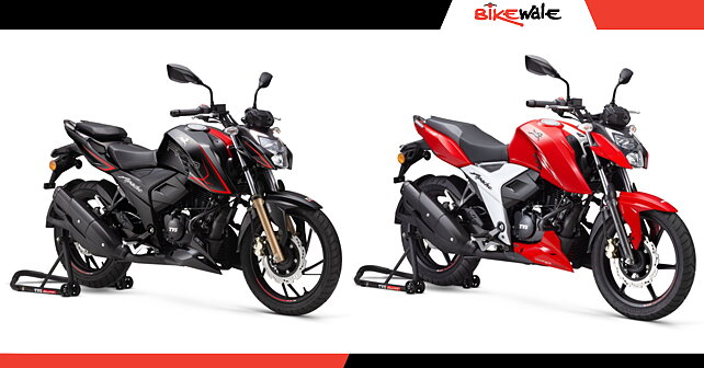 2020 Bs6 Tvs Apache Rtr 200 4v And Rtr 160 4v Models Launched Bikewale