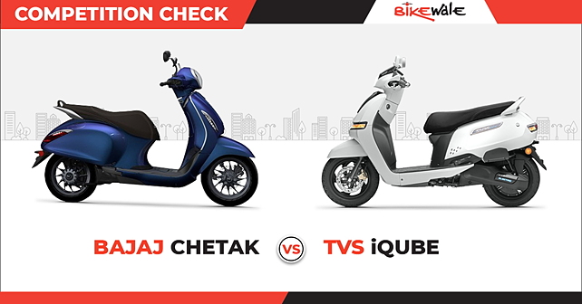 TVS IQube Electric Vs Bajaj Chetak Electric: Competition Check - BikeWale