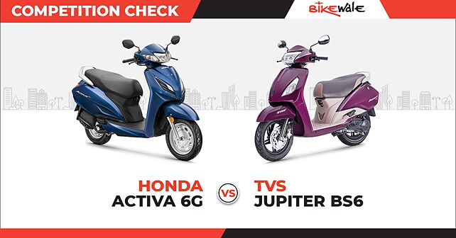 Honda Activa 6g Vs Tvs Jupiter Bs6: Competition Check - Bikewale