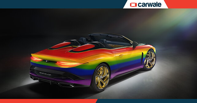 Bentley Mulliner Bacalar gets a unique rainbow paint job - CarWale