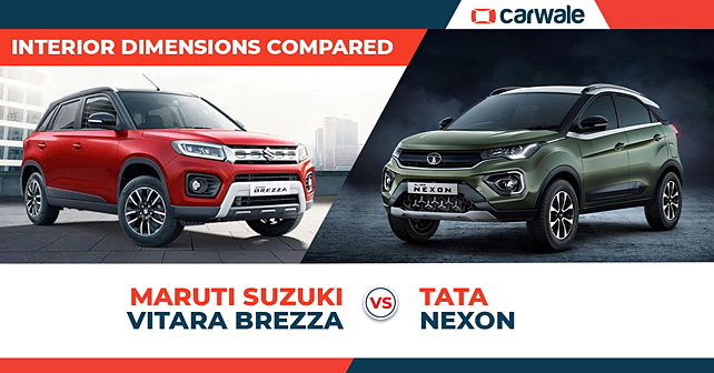 Maruti Vitara Brezza Vs Tata Nexon: Interior Dimensions Compared - CarWale