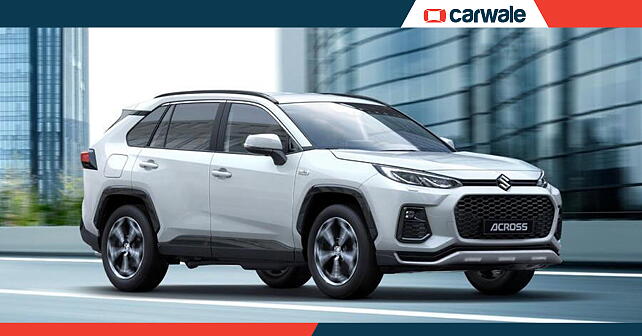 Toyota RAV4 based Suzuki ACross plug-in hybrid SUV revealed globally -  CarWale