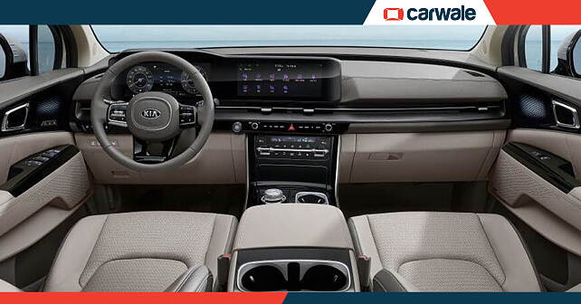 New Kia Carnival interior details revealed - CarWale