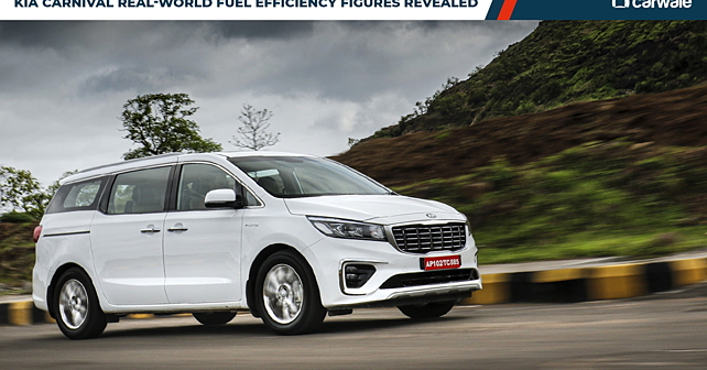 Kia Carnival real-world fuel efficiency figures revealed - CarWale