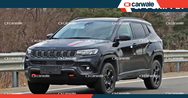 India Bound Jeep Compass Trailhawk Spied Sans Camouflage Carwale