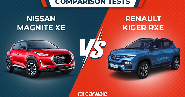 Base Variant Spec Comparison: Nissan Magnite XE Vs Renault Kiger RXE ...