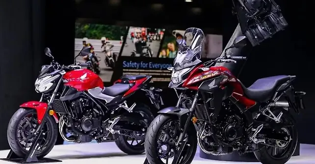Honda CB400F, CB400X unveiled at 2021 Shanghai Auto Show - BikeWale
