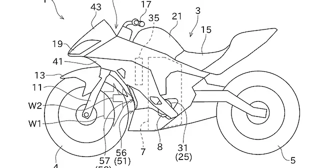 Kawasaki Ninja ZX-4R revealed in patent pictures - BikeWale
