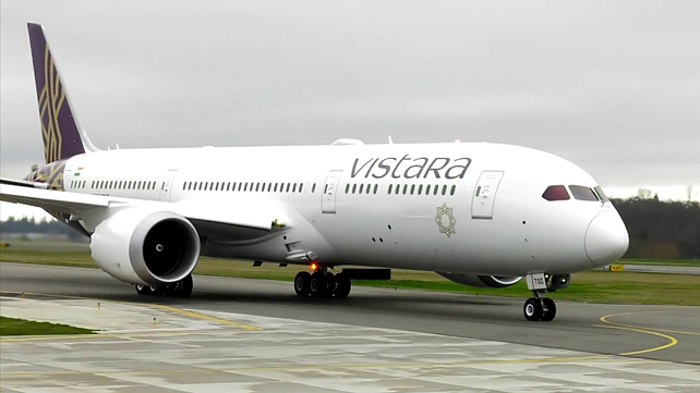 Third Boeing 787 Dreamliner for Vistara  