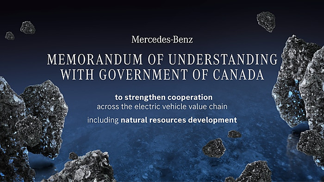 Announcement- Mercedes-Benz AG Signs MoU WIth Government of Canada