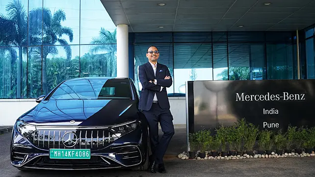Santosh Iyer With Mercedes-AMG EQS 53 4Matic+ Santosh Iyer With Mercedes-AMG EQS 53 4Matic+