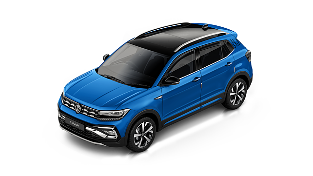 VW Taigun In Rising Blue Shade