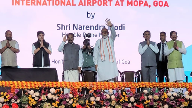 PM Modi InaguratingGoa International Airport