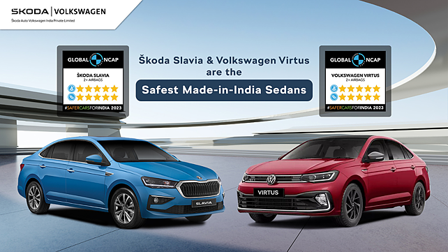 Skoda Slavia, VW Virtus Gets 5-Star Safety Rating From GNCAP