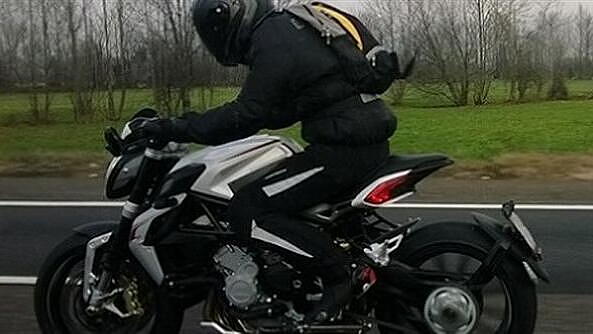 MV Agusta Dragster 800 spied