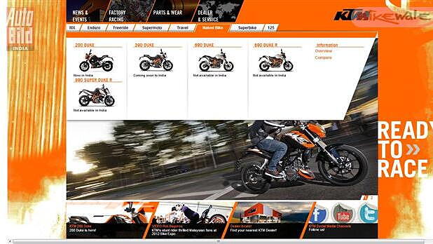 KTM updates website, says Duke 390 coming soon to India