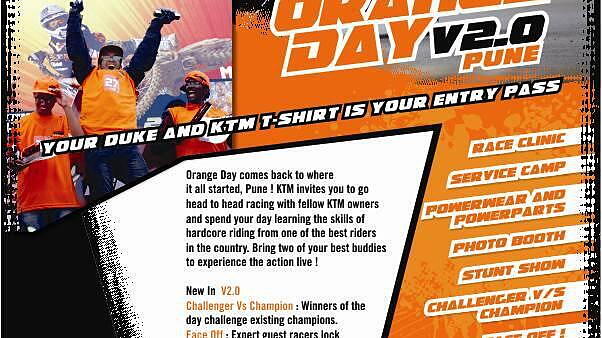 KTM Orange Day Version 2.0 Pune date announced