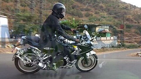 Bajaj Pulsar SS200 spied testing