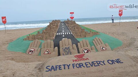 Honda India takes art route to educate about road safety