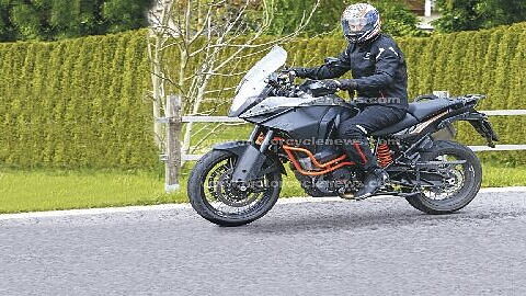 KTM 1190 Adventure with updates spied testing in Spain