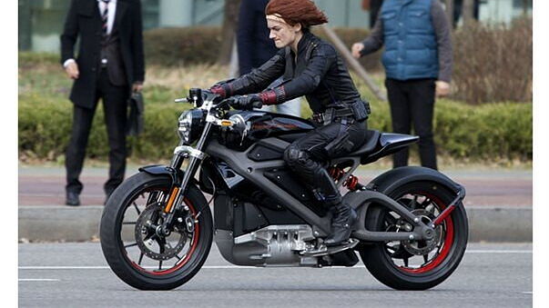Electric Harley-Davidson spotted on set of next Avengers movie