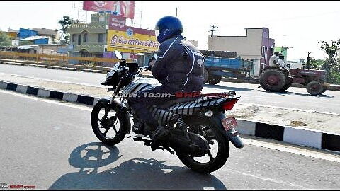 New TVS Victor spied testing - possibly