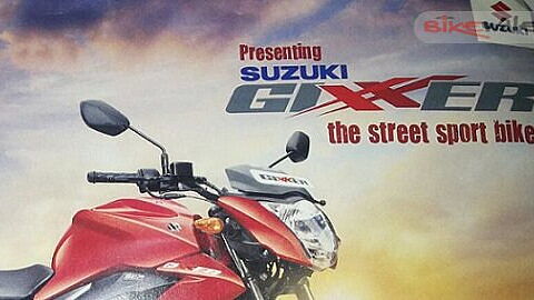 Suzuki Gixxer brochures leaked before launch