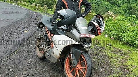 More spyshots of the KTM RC390 emerge ahead of launch