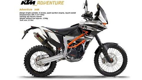 KTM 390 Adventure not coming anytime soon