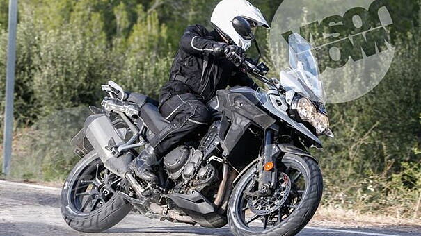 Updated Triumph Tiger Explorer spied testing in Barcelona